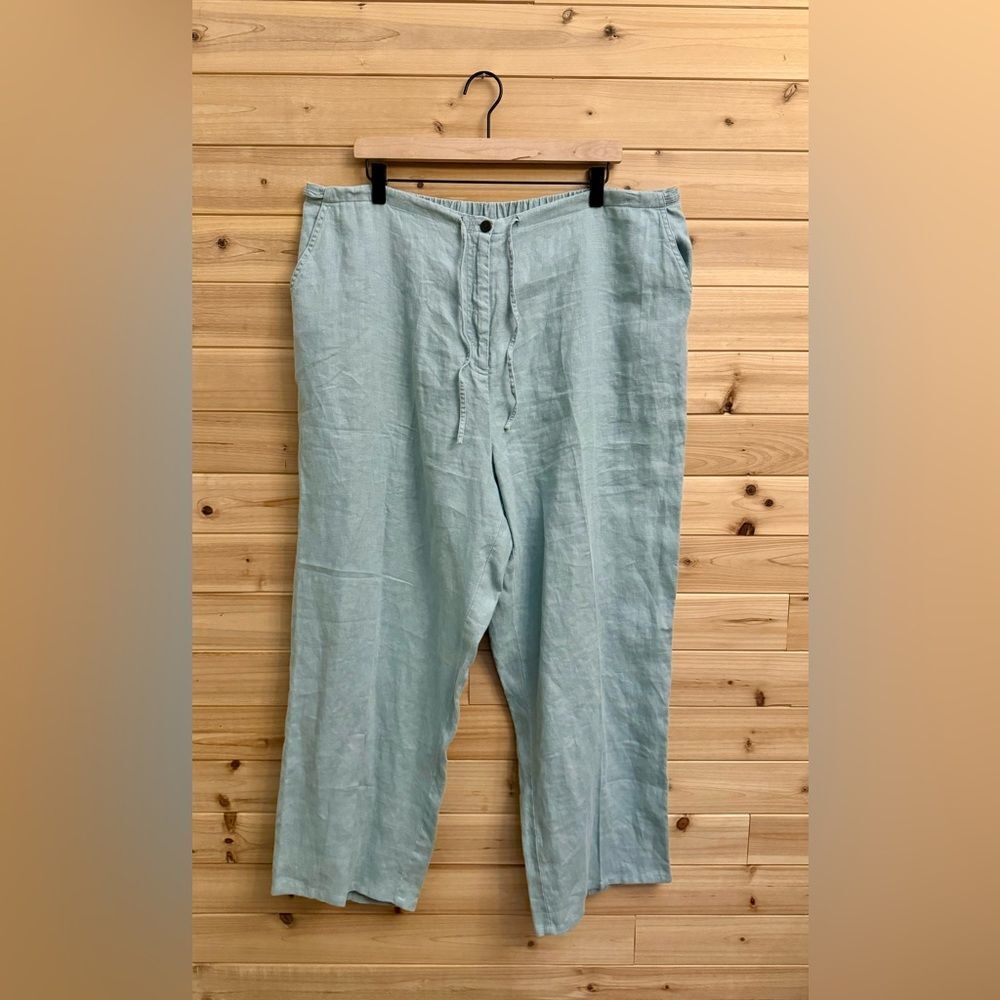 J. Jill Wide Leg Linen Pants